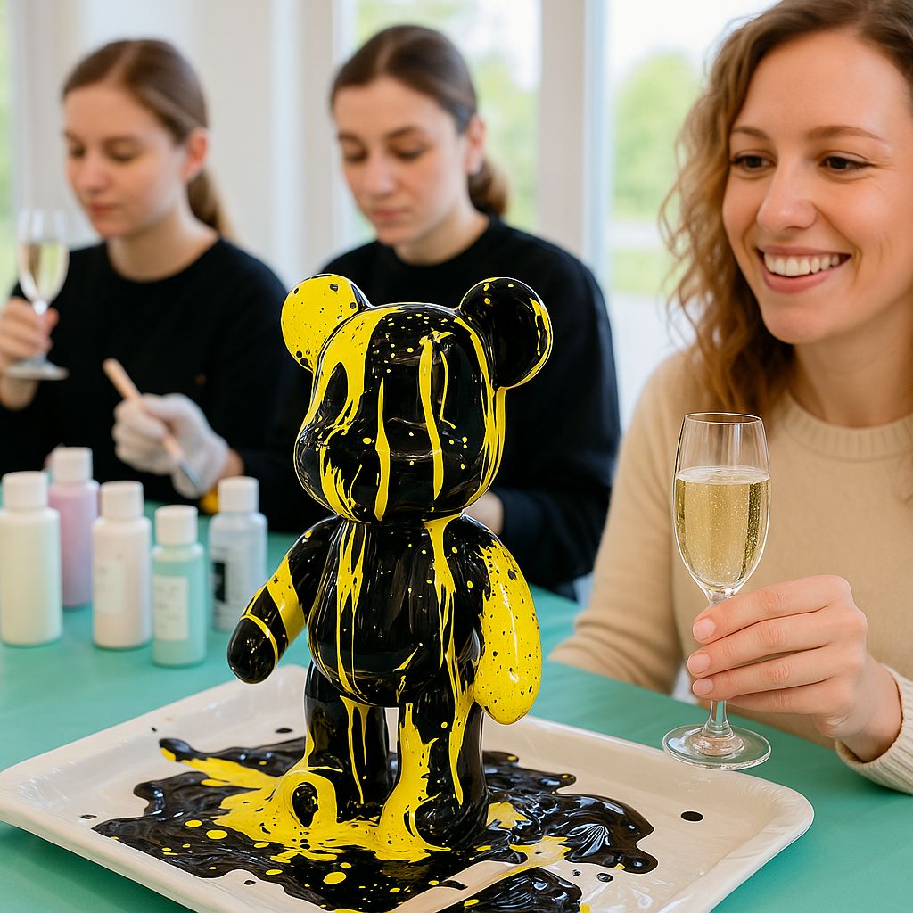 🥂 SOULBEAR Drink & Paint im Studio